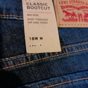 Levi' Womans Bootcut Jeans - Dark Blue